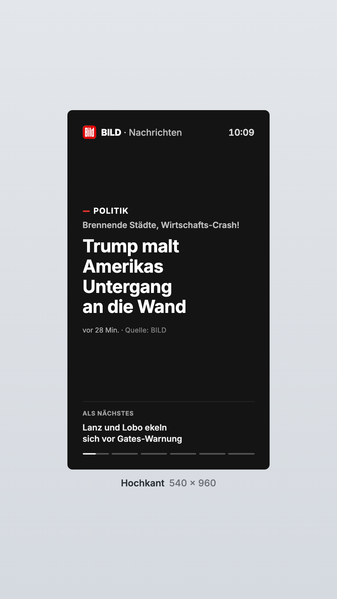 BILD in der Ansicht Hochkant