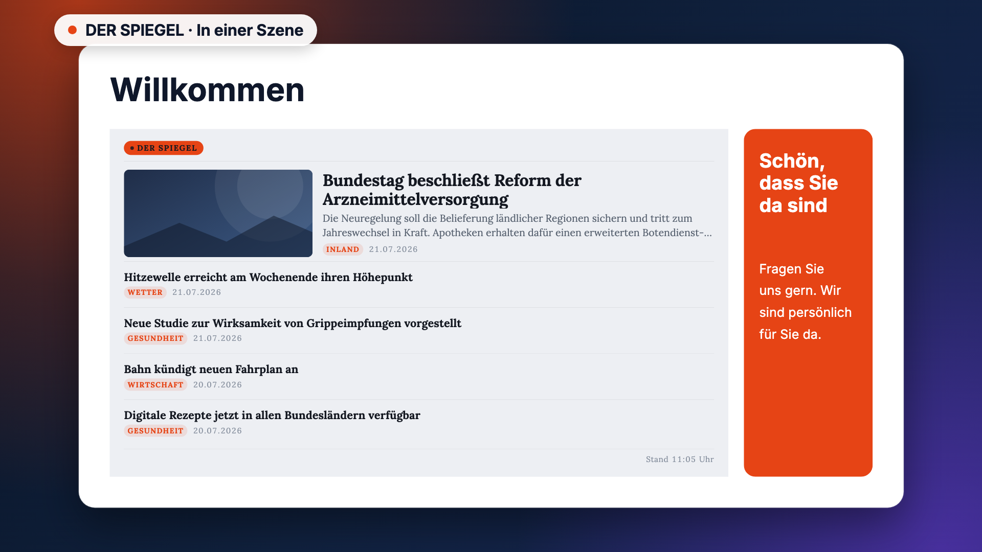DER SPIEGEL in der Ansicht scene-example