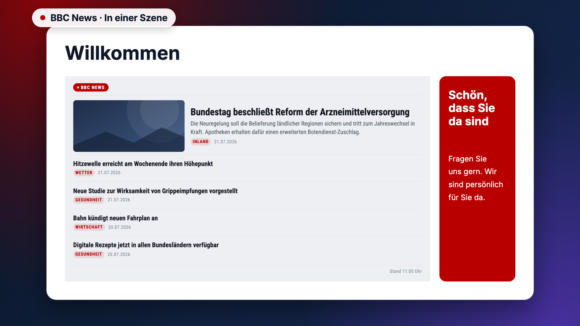 BBC News in der Ansicht scene-example
